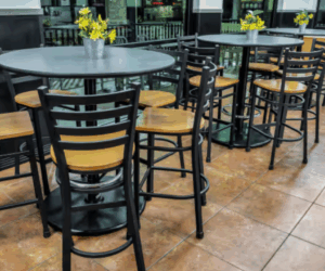 Why Do Restaurants Prefer Black Metal Restaurant Barstools?