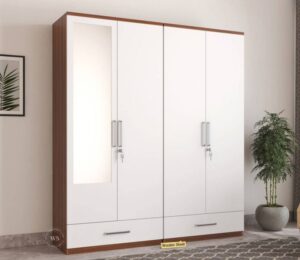 wardrobe with mirror