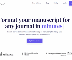 Resub streamlines the manuscript formatting process for clinical researchers, making it compatible with any journal in minutes.