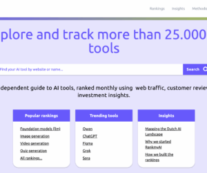 RankMyAI: A Comprehensive Platform for Ranking AI Tools and Market Trends