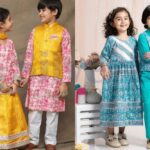 Matching Traditional Outfits for Brother and Sister