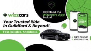 Wizz Cars Guildford taxi providing safe and reliable transport across Surrey