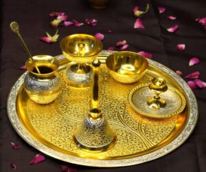 Brass Pooja Thali