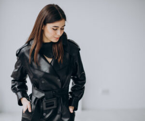 Celebrity Style Inspiration Featuring Leather Trench Coats