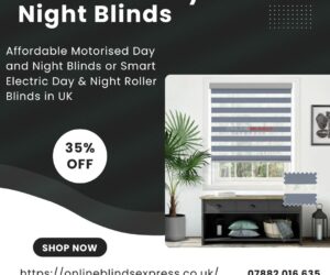 Smart Motorised Day & Night Roller Blinds UK