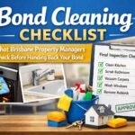 bond cleaning checklist