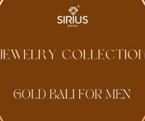 Stylish Gold Bali for Men with Modern Finish – SiriusJewels  